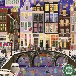 Eeboo Puzzle, Magical Amsterdam – 1000 Pieces