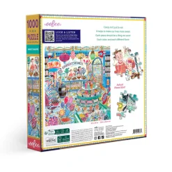 eeBoo Puzzle 1000 pcs, Sweet Shoppe