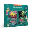 Eeboo 4 Puzzle Set, Dinosaurs, Glow-in-the-Dark – 36 Pieces Each