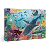Eeboo Puzzle, Sharks in the Deep - 100 Pieces