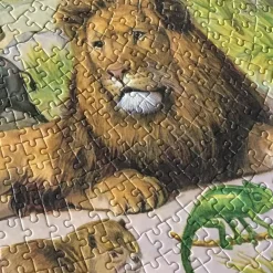 eeBoo, Round Puzzle 1000 Pieces - Africa