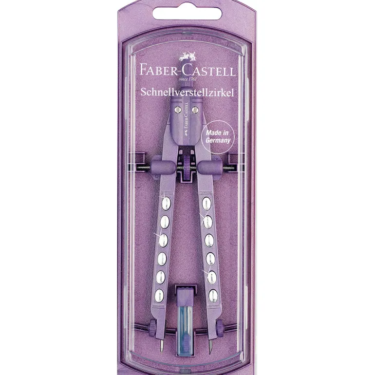 Faber-Castell, Factory Compass Set - Violet