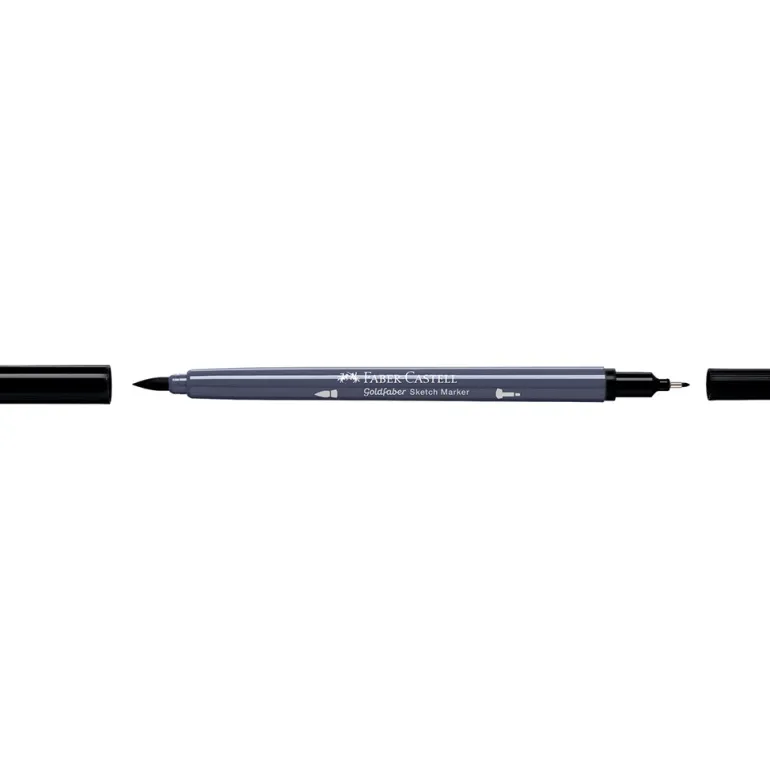 Faber-Castell Goldfaber Sketch Marker, Dual Tip with Thick and Fine Points - Black
