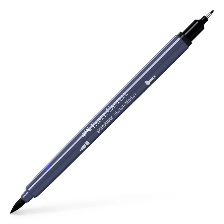 Faber-Castell Goldfaber Sketch Marker, Dual Tip with Thick and Fine Points - Black