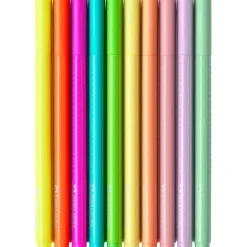 Faber-Castell Grip Markers, Neon and Pastel - Set of 10 Pieces