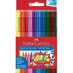 Faber-Castell, Grip Markers - Set of 10