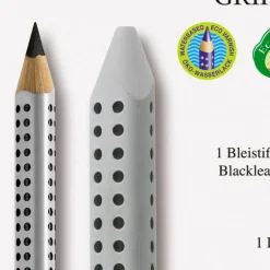 Faber-Castell 3-in-1 Jumbo Grip, Silver