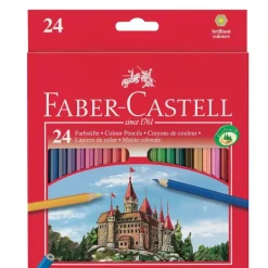 Faber-Castell, 24-Piece Colored Pencil Set