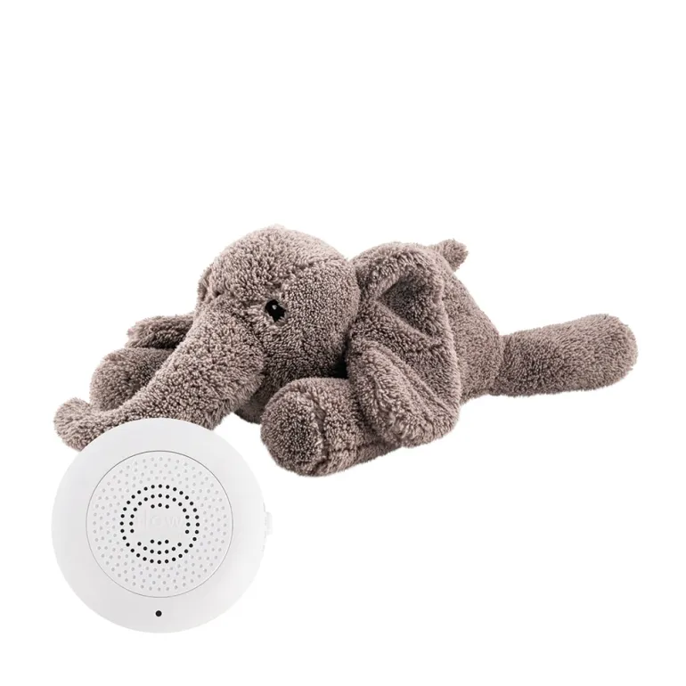 Flow Amsterdam Heartbeat Plush, George Elephant - Grey