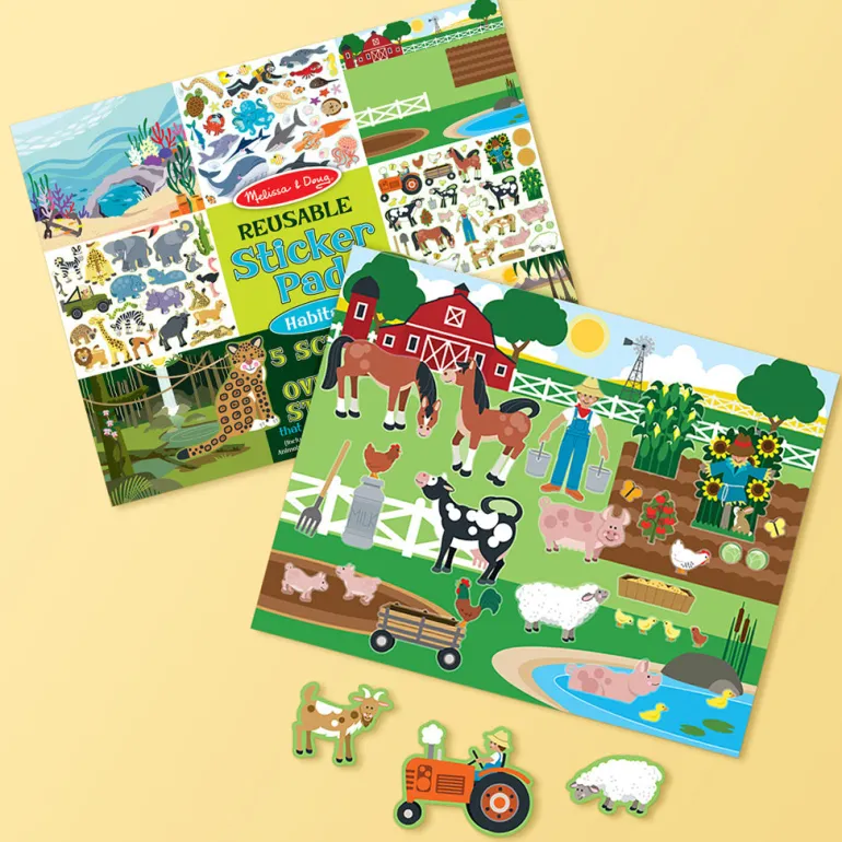Foam Stickers, Reusable - My Habitat