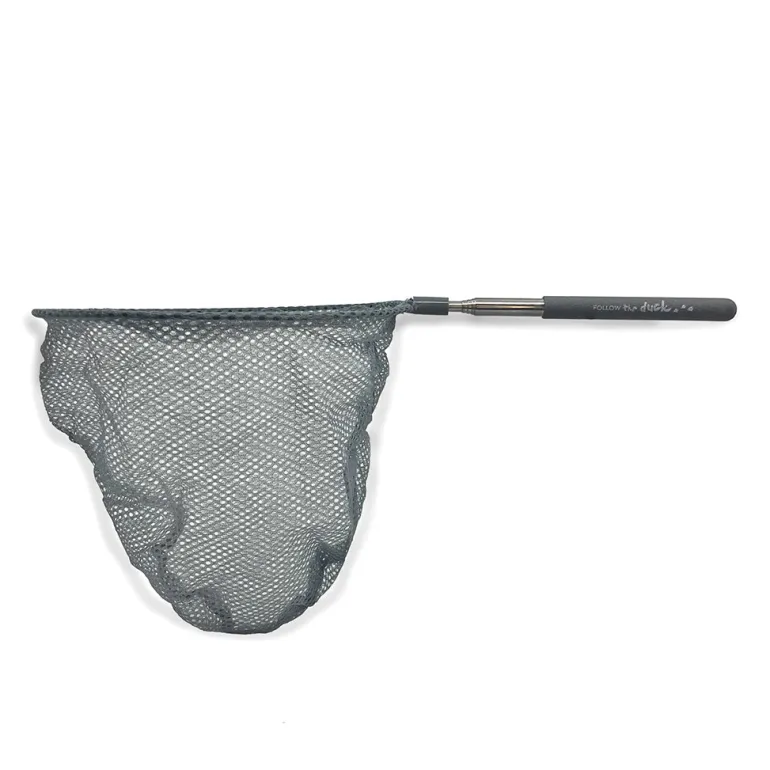 Follow the Duck, Telescopic Fishing Net - Anthracite Gray