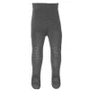 GoBabyGo Crawling Tights with Rubber Grips, Dark Grey Melange