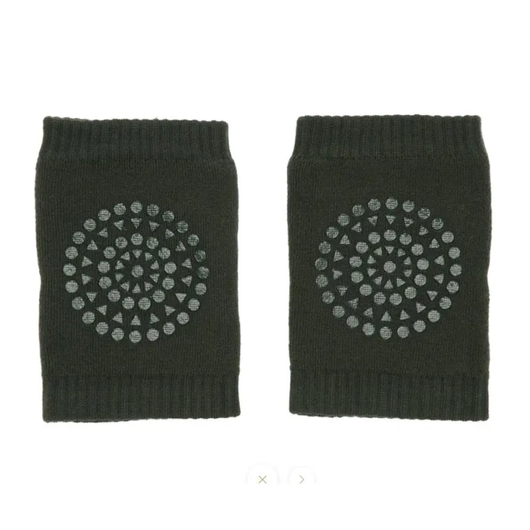 GoBabyGo Knee Pads with Non-Slip Grips, Forest Green