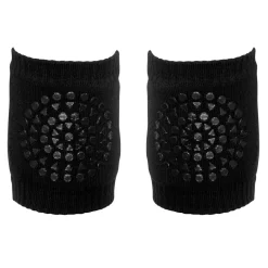 GoBabyGo Knee Pads with Rubber Dots, Black