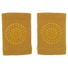 GoBabyGo Knee Pads with Rubber Dots, Mustard