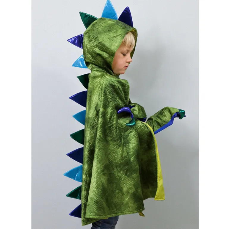 Great Pretenders Animal Costume, Dragon Cape with Claws - Size 5-6 Years