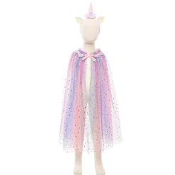 Great Pretenders Animal Costume, Unicorn Cape and Headband - Size 4-6 Years