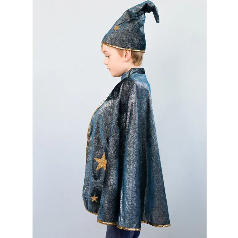 Great Pretenders Dress-Up Costume, Starry Night Cape and Hat - Size 5-8 Years