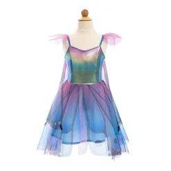 Great Pretenders Dress-Up Outfit, Blue/Purple Butterfly Dress with Wings - Size 2-6 Years