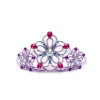 Great Pretenders Headband with Diadem, Purple Glitter