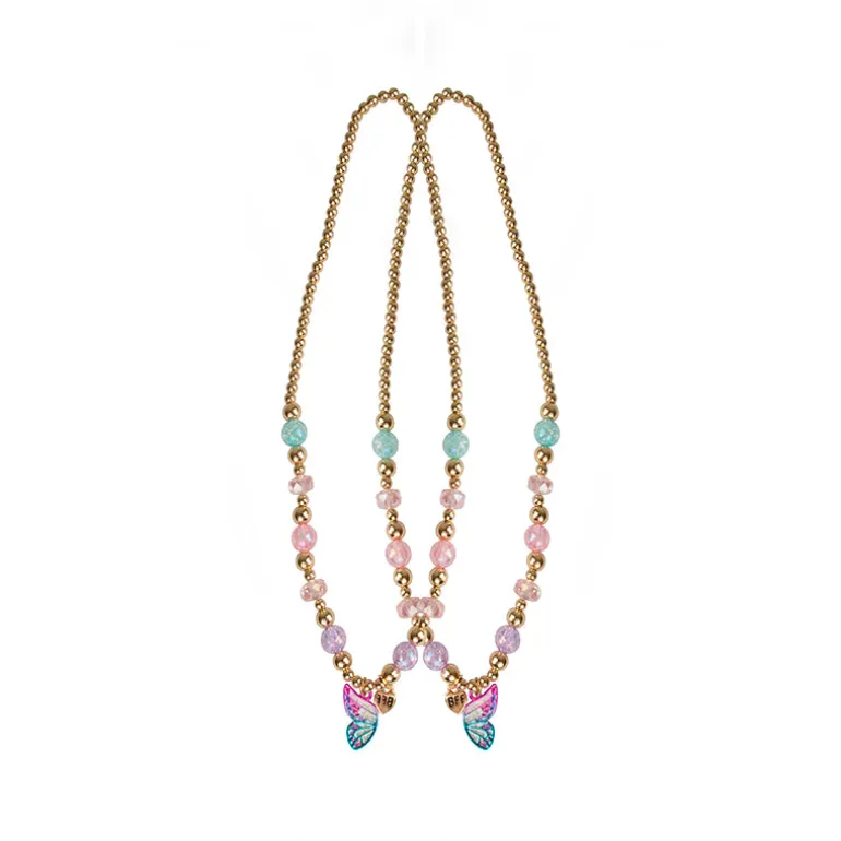 Great Pretenders Necklaces, Set of 2 - Butterfly BFF