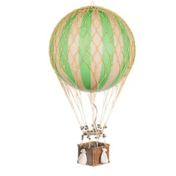 Green Hot Air Balloon Decoration - 32 cm