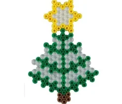 Hama Bead Set Mini, Christmas Tree, Reindeer or Christmas Bear, 2000 Beads