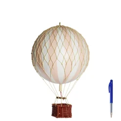 Hot Air Balloon, Soft Light Pink - 18 cm