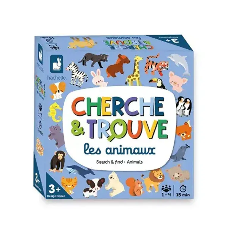 Janod Seek & Find, Animals - Observation Game