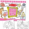 Jumbo Coloring Book with Animals and Princesses