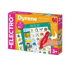 Jumbo Electro, Play and Learn with Light Pen - Animals, (Danish and Norwegian)