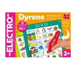 Jumbo Electro, Play and Learn with Light Pen - Animals, (Danish and Norwegian)