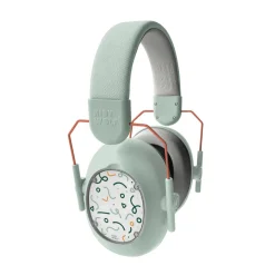 Kidynoise, Noise-Reducing Earmuffs for Children, Foldable - Green