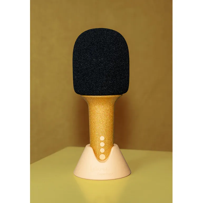Lalarma Glitter Grove Microphone, Gold