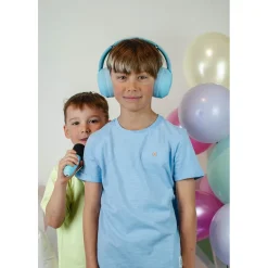 Lalarma Hybrid Active Noise-Cancelling Headphones for Kids - Blue