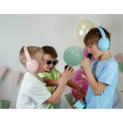 Lalarma Hybrid Active Noise-Cancelling Headphones for Kids - Blue