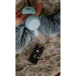 Lalarma Wireless Headphones with Lights for Teenagers and Kids - Purple