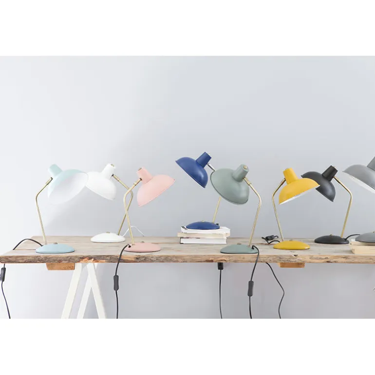 Leitmotiv Hood Table Lamp in Metal, Iron Matte White