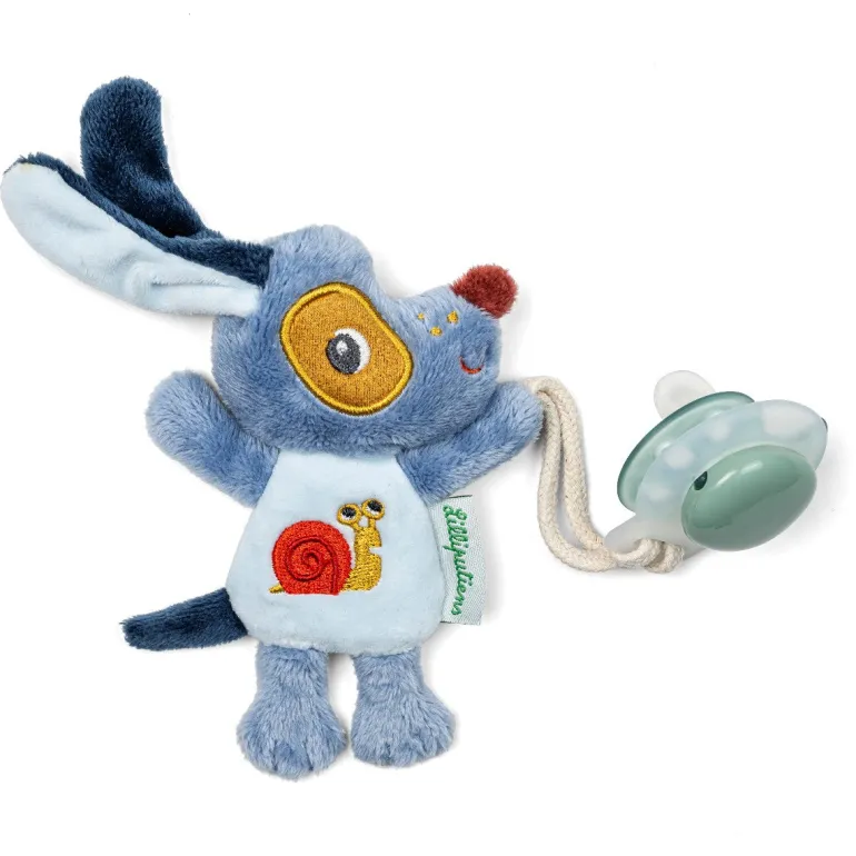 Lilliputiens Pacifier Holder Accessory, Jules the Little Friend with Pacifier Storage