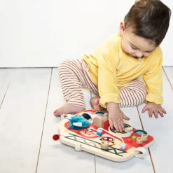Lilliputiens Wooden Activity Panel, Fire Truck