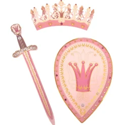 Liontouch Queen Set with Crown, Shield, and Sword, Queen Rosa