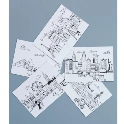 Lirum Larum Leg Postcards, Special Edition, 5 pcs. - Cities Collection