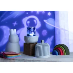 Little L Silicone Baby Toy, Rainbow - Shades of Green, Pink, and Blue