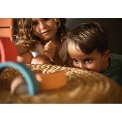 Little L, Silicone Baby Toy, Rainbow - Brown and Greenish Shades