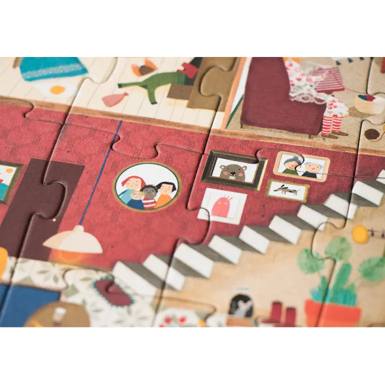 Londji Puzzle, Reversible, Welcome to My Home - 36 Pieces