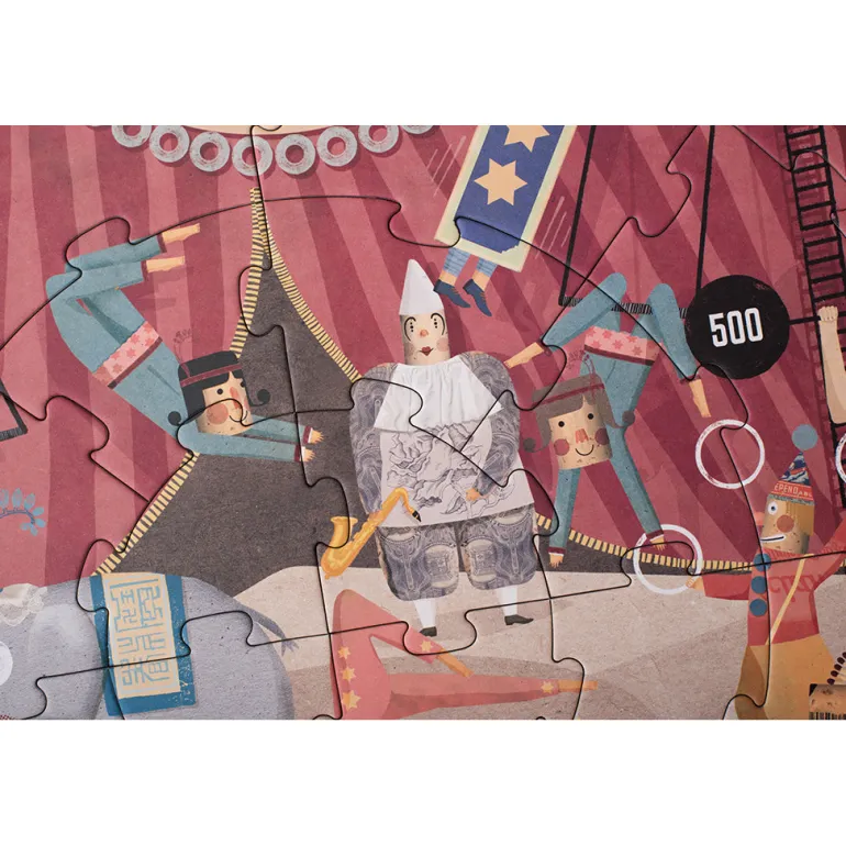 Londji Puzzle, Round, Circus Edition - 36 Pieces