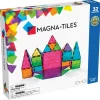 Magna-Tiles Clear Colors, Magnetic Building Set with 32 Pieces