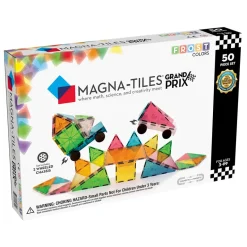 Magna-Tiles Grand Prix Frost, 50 Pieces