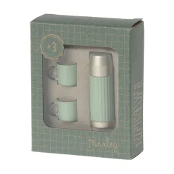 Maileg Doll Accessories, Thermos and Cups - Mint