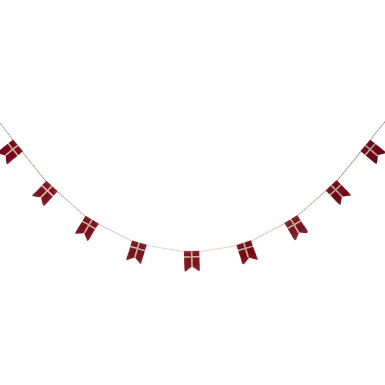 Maileg Flag Garland, Dannebrog